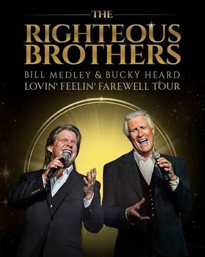 The Righteous Brothers 2026 & 2027 tour poster